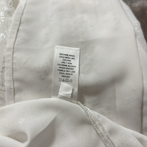 Maurices White Sequin Blouse - Picture 8 of 8